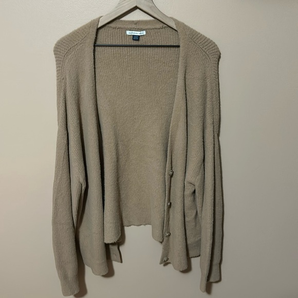 American Eagle Outfitters Sweaters - American Eagle Outfitters Tan Cardigan Sweater